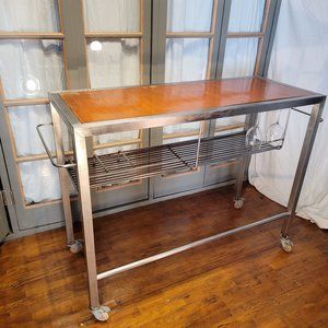 Bar Cart Stainless Steel
